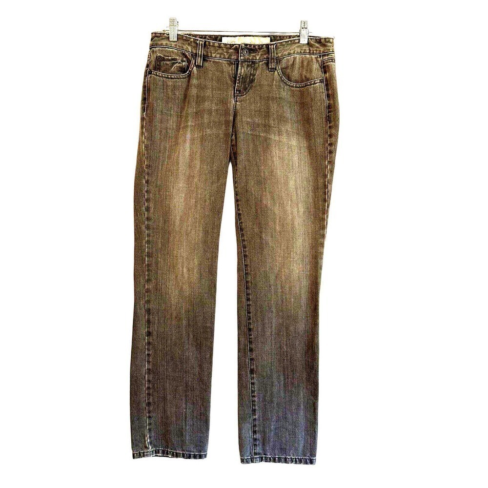 Loft Jeans Women Gray Size 6 Straight Leg Retro Y2K